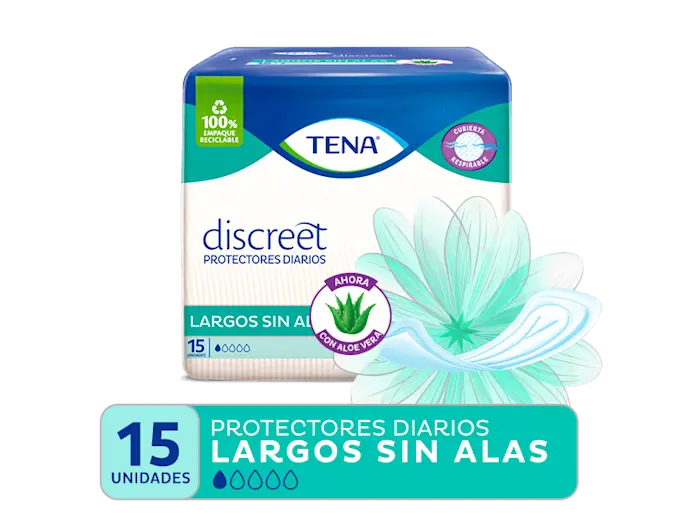 TENA DISCREET LARGOS SIN ALAS