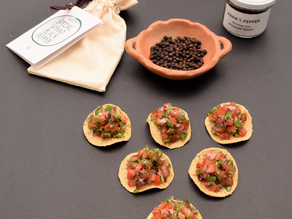 Tostaditas With Para's Pepper And Salsa Recipe from The Natural Vitality Chef