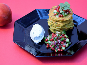 Jump aboard Veganuary with my healthy onion bhaji recipe