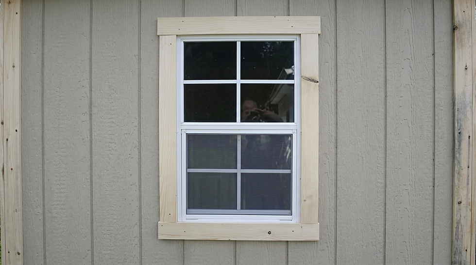 Additional shed windows