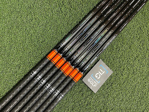 Tensei 1k Series pro Orange spine aligned with any adapter & grip