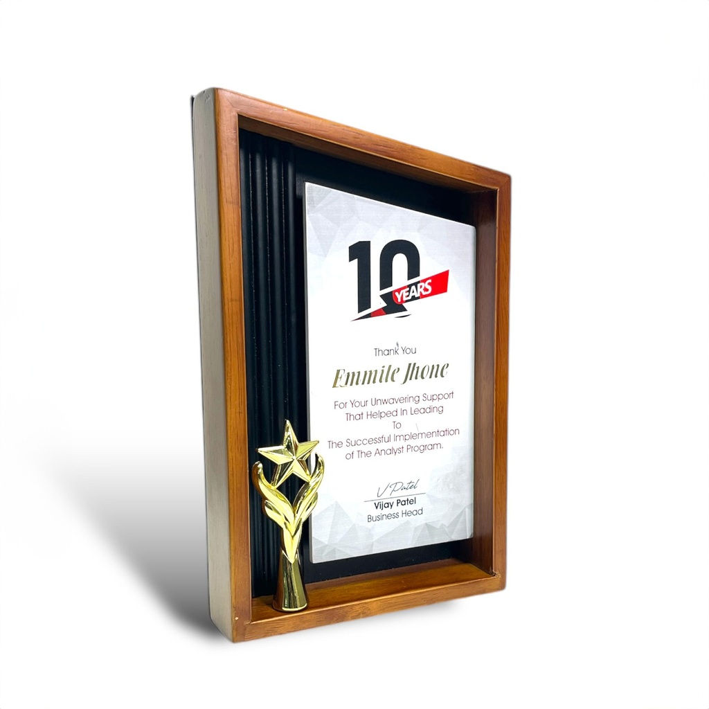 Wood and Metal Trophies Dgp-Wm 9201;DGP AMO