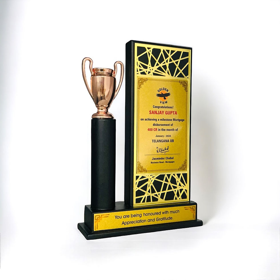 Thumbnail: Wood and Metal Trophies |  AMO | -WM 9165 | D1834