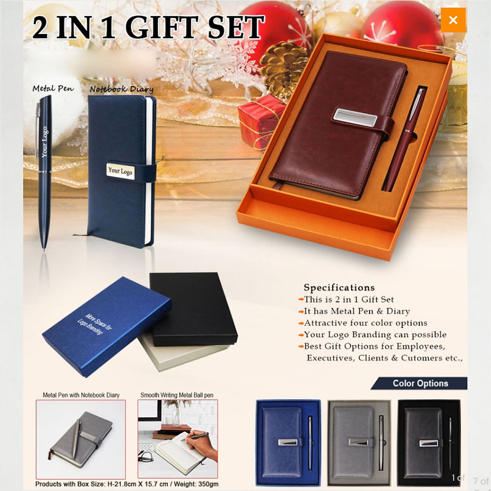 Thumbnail: Diary & Pen Gift Set |  TEMA | DGPH937 | D290