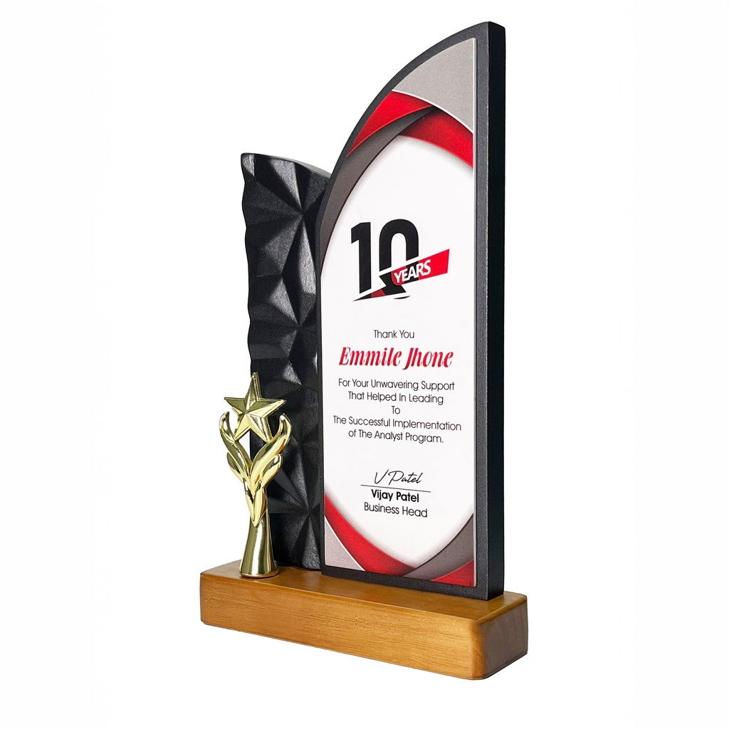 Wood and Metal Trophies Dgp-Wm 9195;DGP AMO