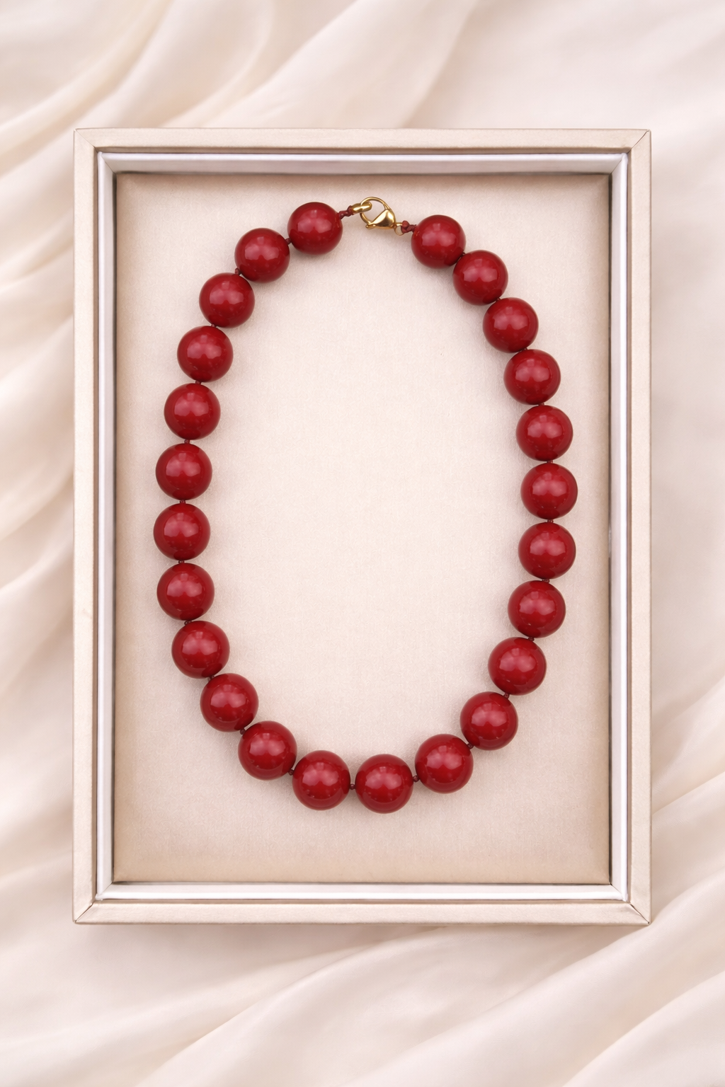Deep Red M.O.P necklace