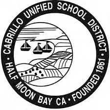Cabrillo Unified School District logo black and white