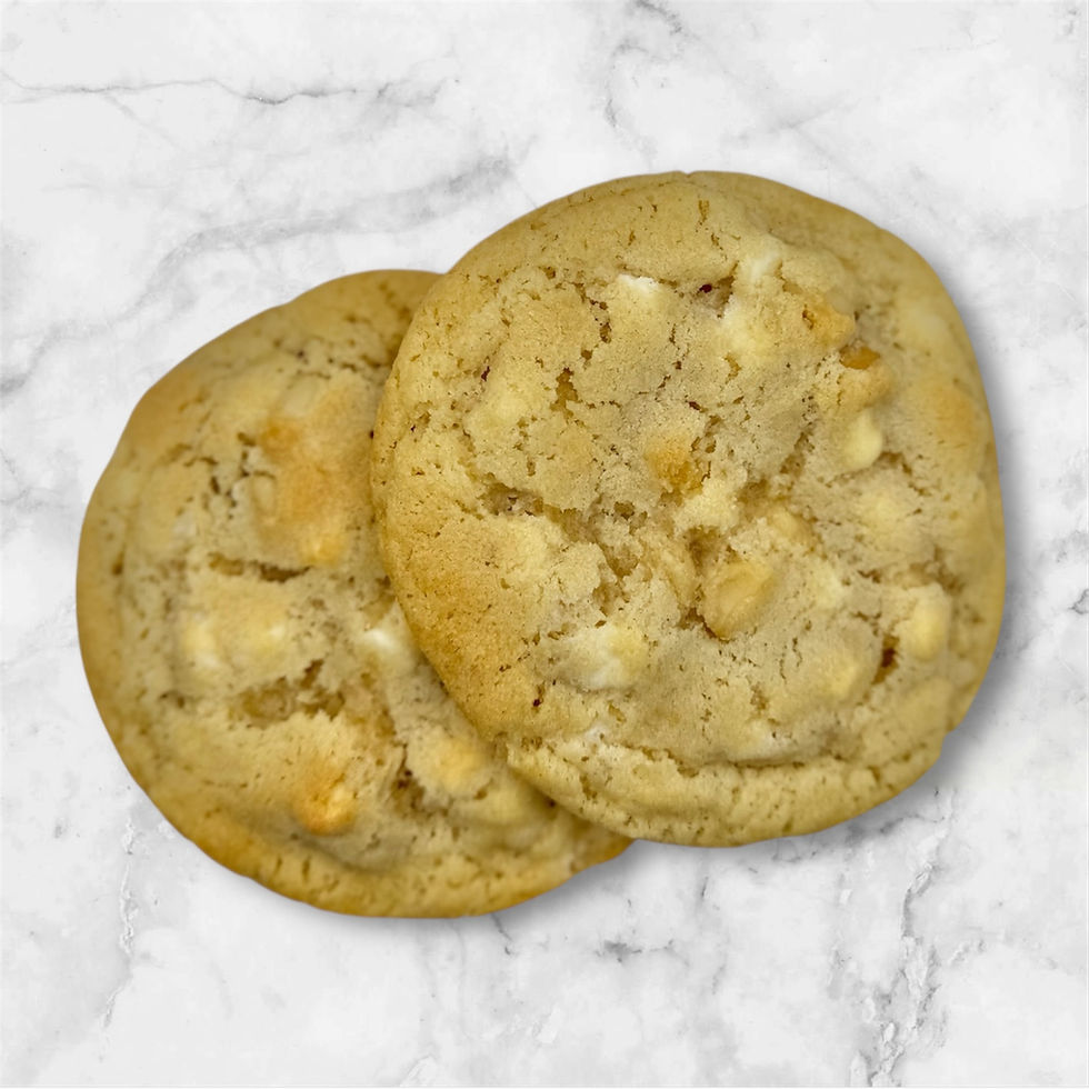 pair of White Chocolate Macadamia Cookies