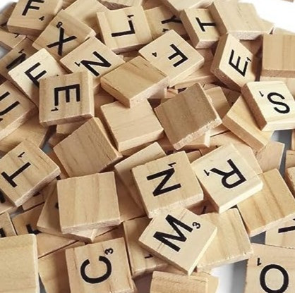 Print-Braille Wooden Scrabble Game Tiles | Beulah Reimer Legacy