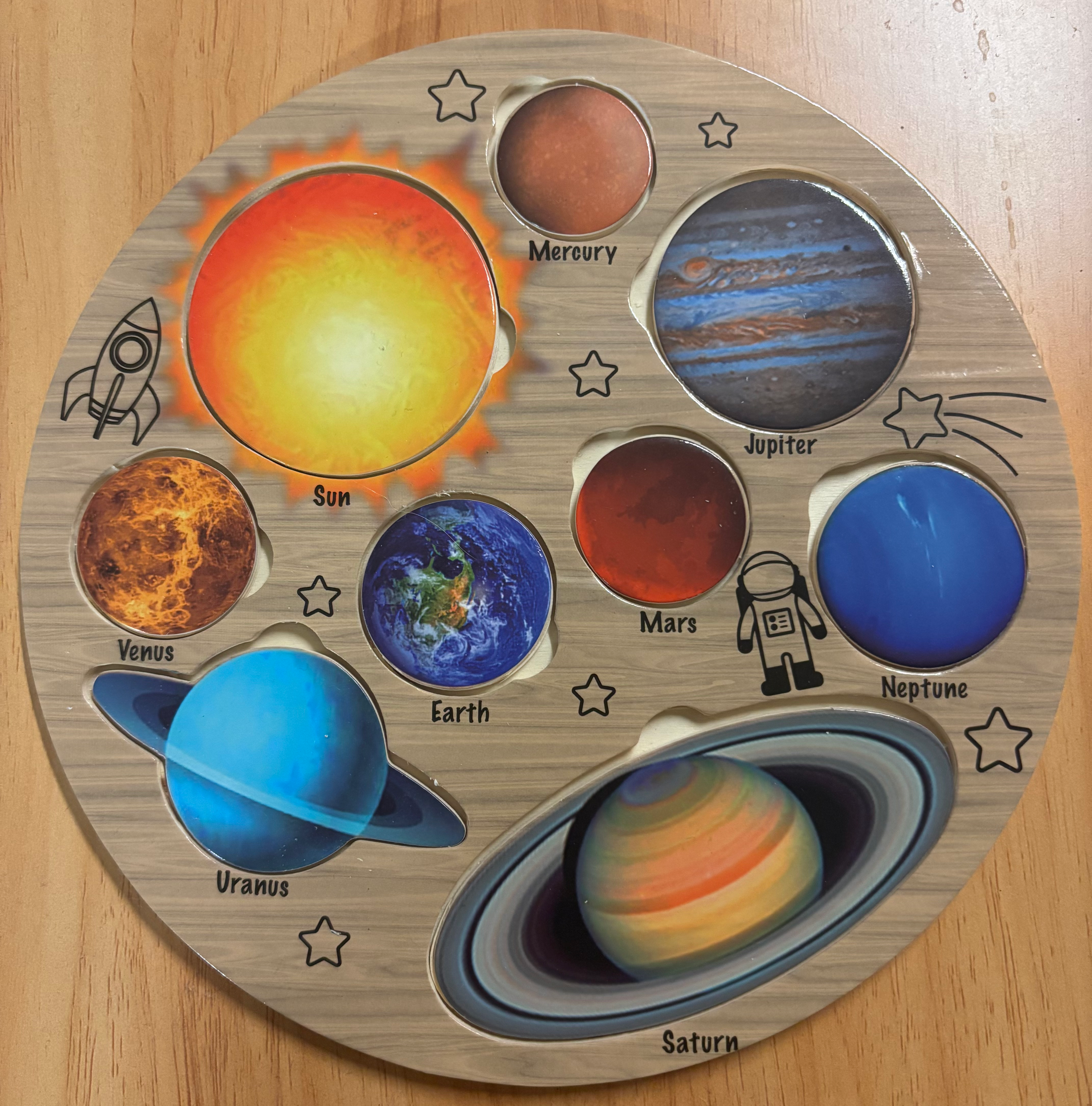 Circular Planet Puzzle