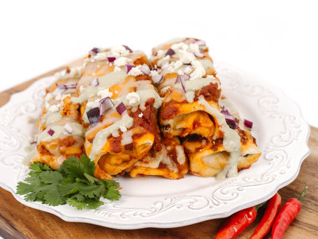 Black Bean and Yam Enchiladas
