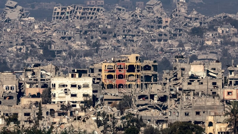 Just one of many examples of the damage done to Gaza. Jesus Christ.
