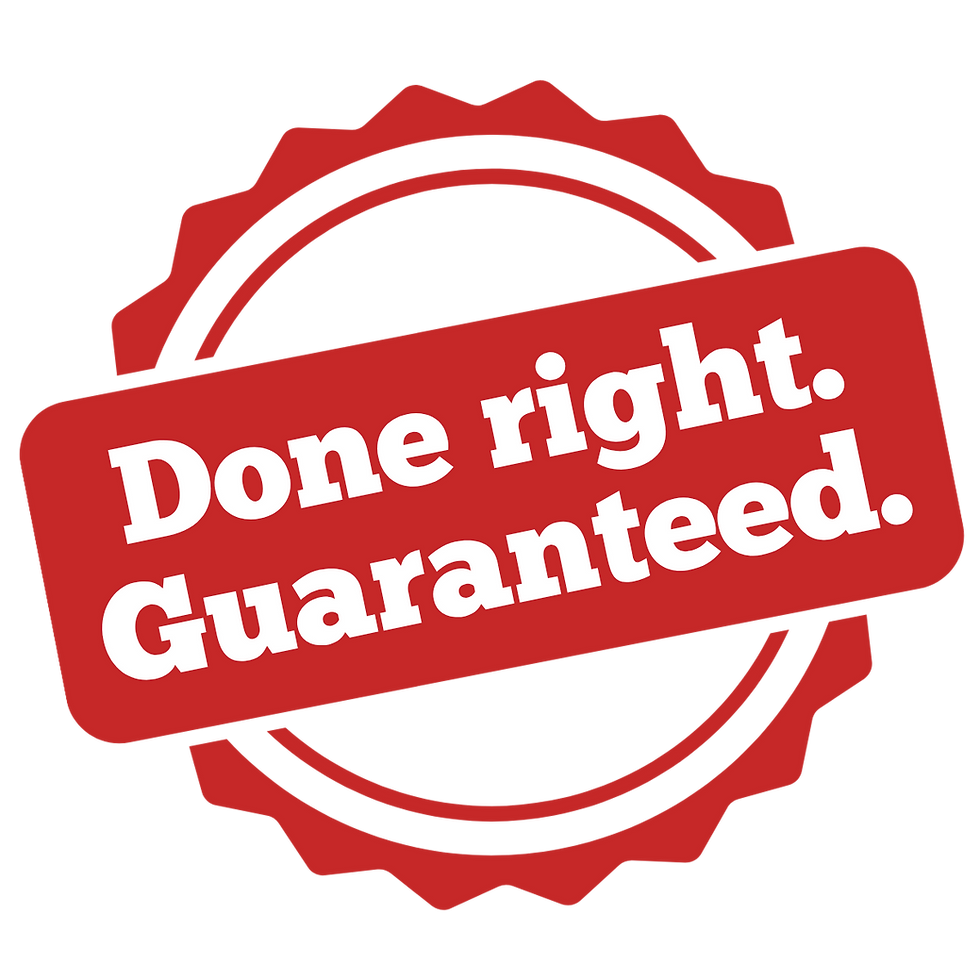 Done right. Guaranteed DRG