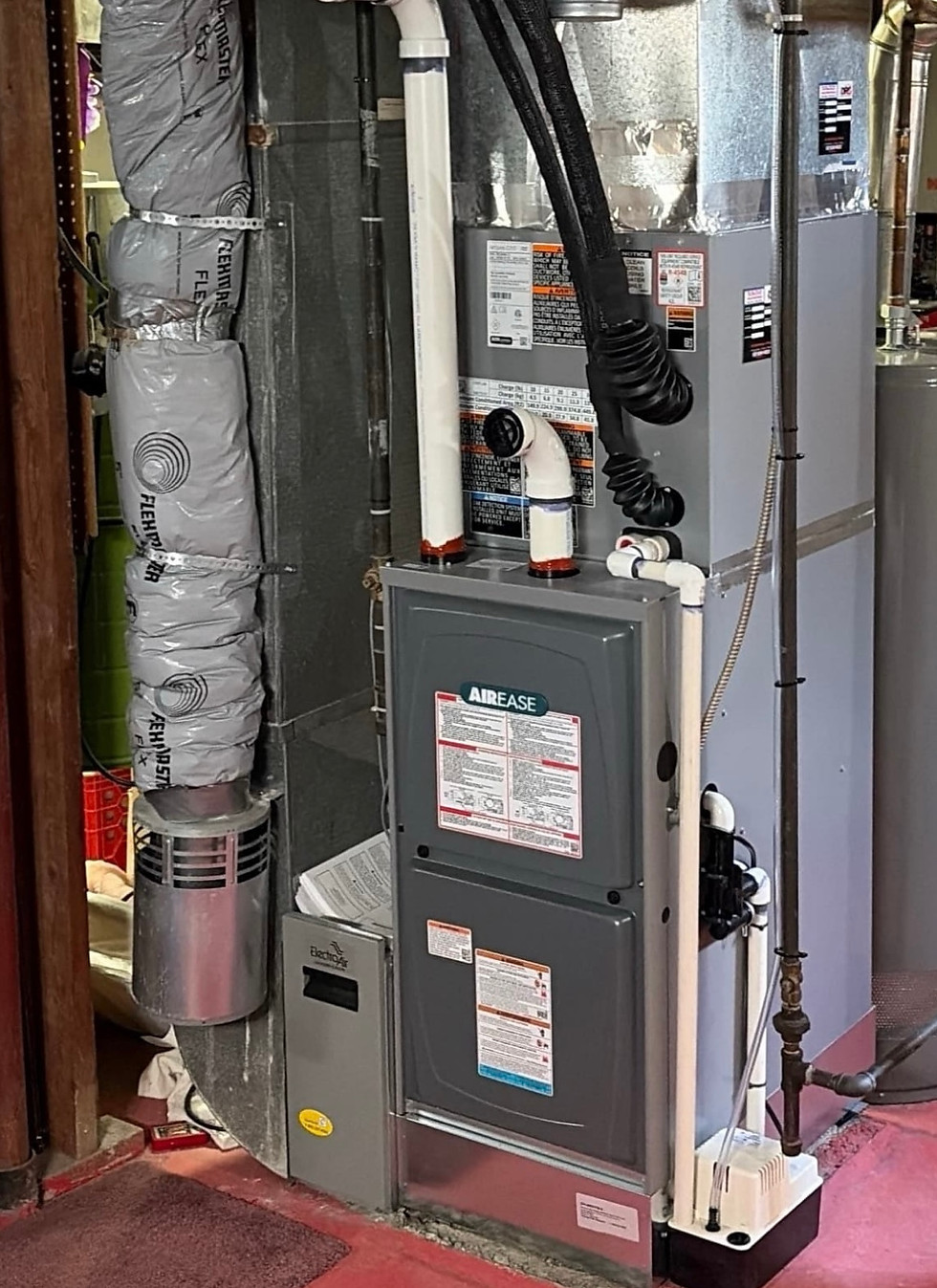 Air Ease furnace new installation