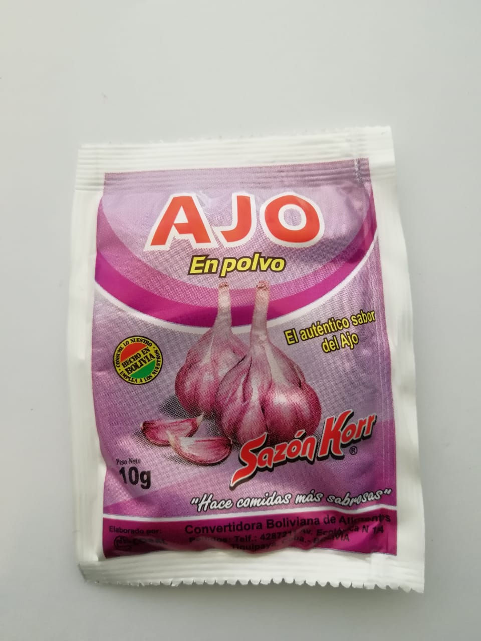 Ajo en polvo SAZON KORR