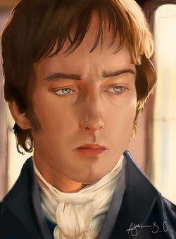 "Study of Mr. Darcy", Allison S. C., 2022
