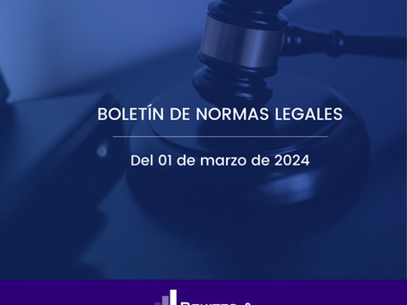 Boletín de Normas Legales