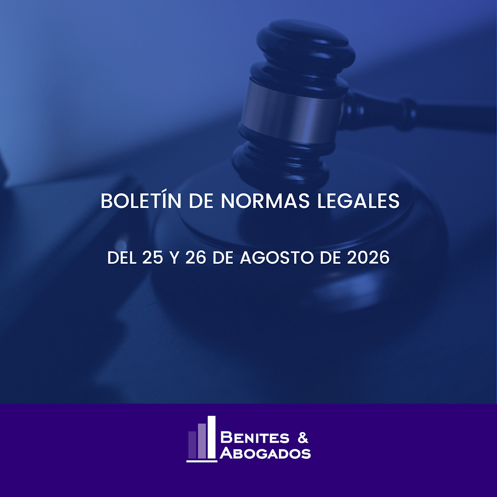 Boletín de Normas Legales