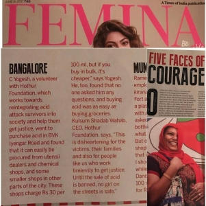 Femina India - 5 Faces Of Courage With Hothur Foundation