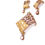 Thumbnail: Gemownaire Kiyana Antique Gold Pendant Set