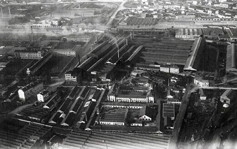 Fucina delle canne e Ferriere Fiat in Valdocco Torino