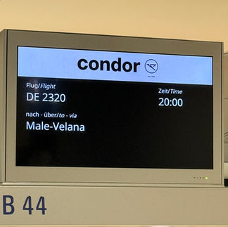Condor Frankfurt Malediven Flughafen