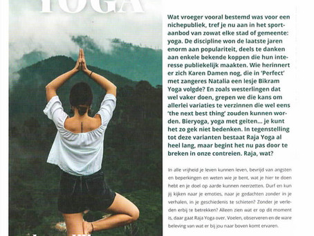 Raja Yoga, artikel in tijdschrift Bloom