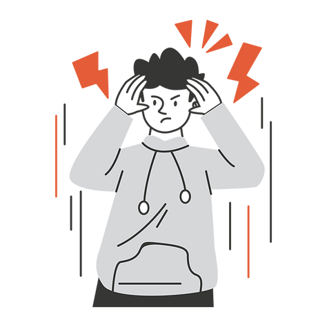 Image représentant un homme en colère