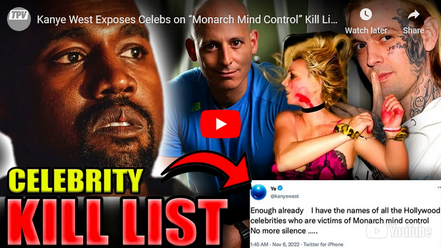 Kanye West Exposes Celebs on “Monarch Mind Control” Kill List