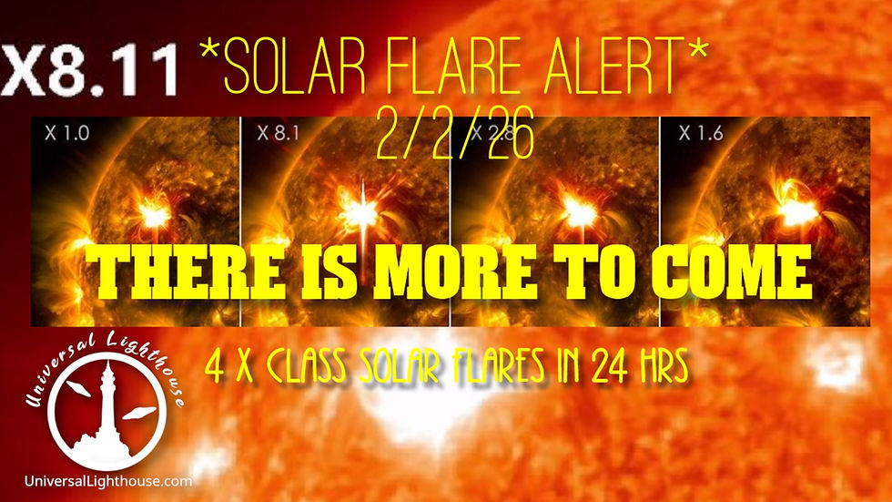 *SOLAR FLARE ALERT* There is More to Come ~ 4 X Class Flares in 24 hrs