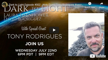 Dark to Light Episode #002 - With Guest Tony Rodrigues #secretspaceprogram #ssp #whistleblower