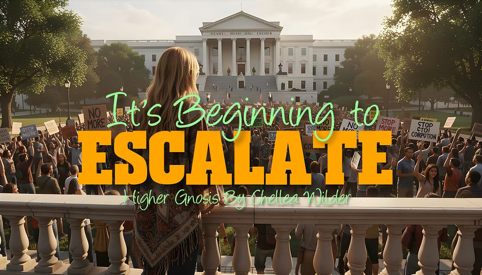 It's Beginning to Escalate ~ Higher Gnosis By Chellea Wilder