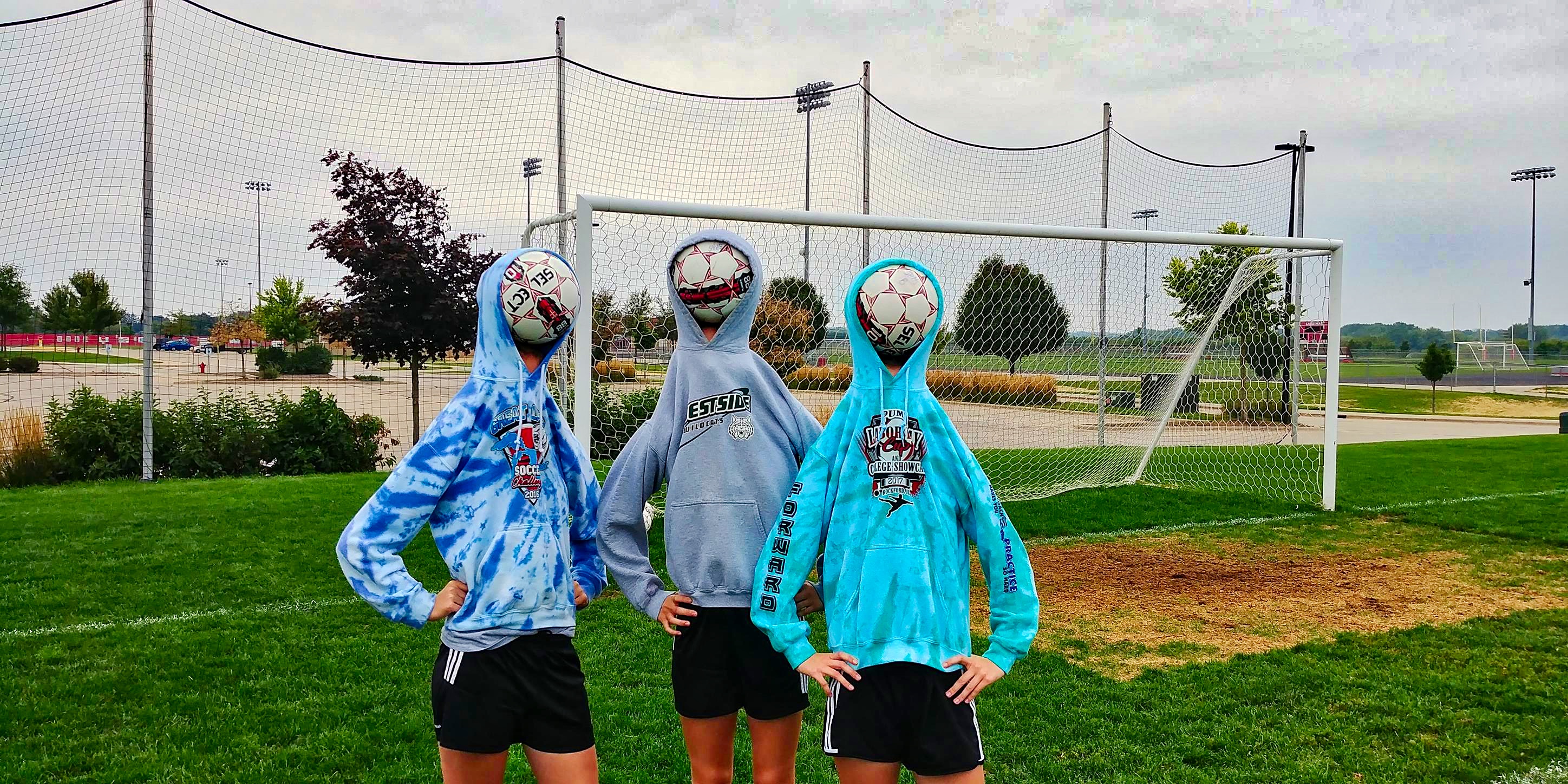 Managers with soccer balls