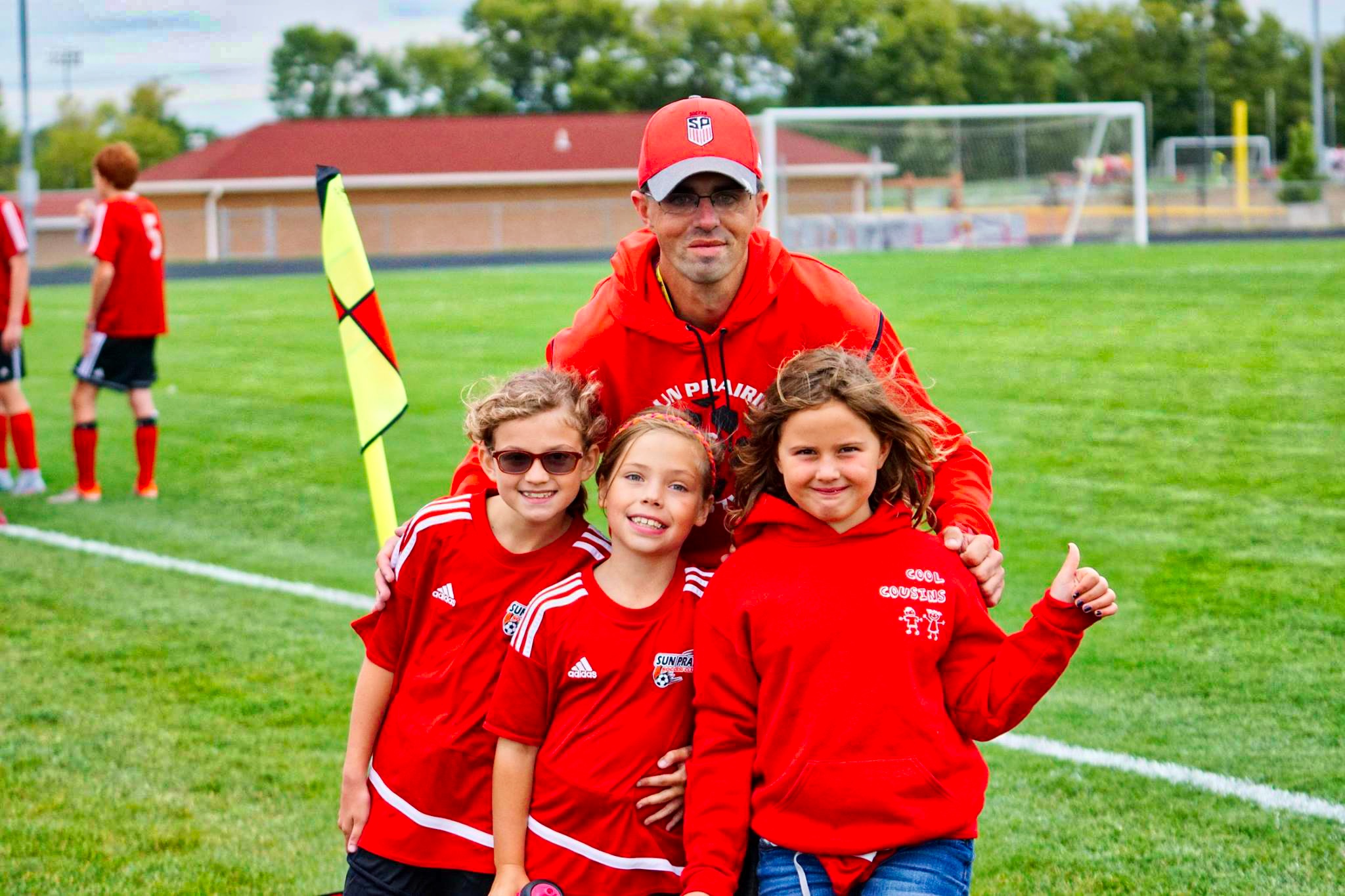 1 Scott and ball girls
