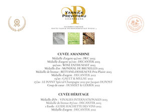 Le Palmarès des champagnes Yannick Prévoteau
