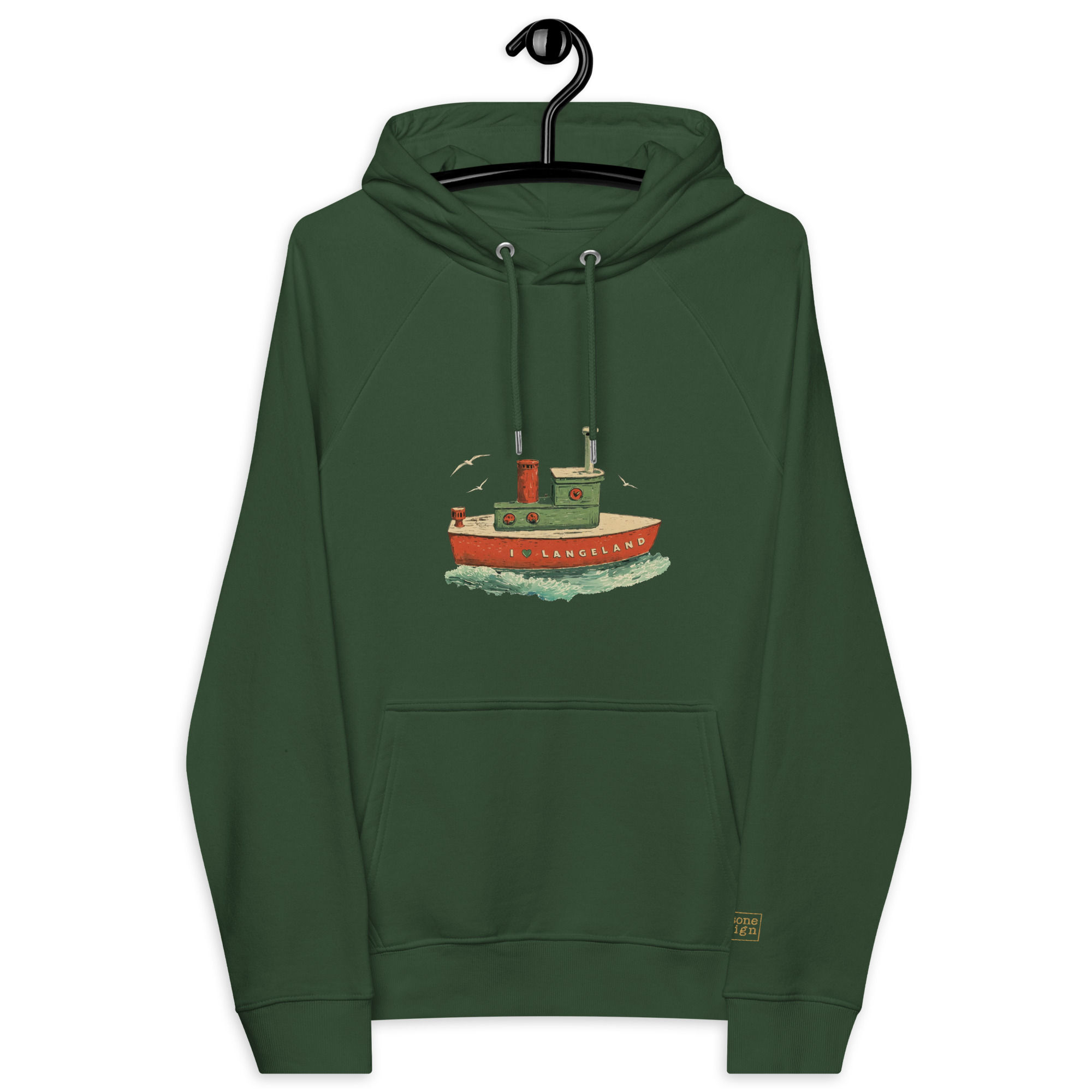 Unisex eco Langeland Båd hoodie
