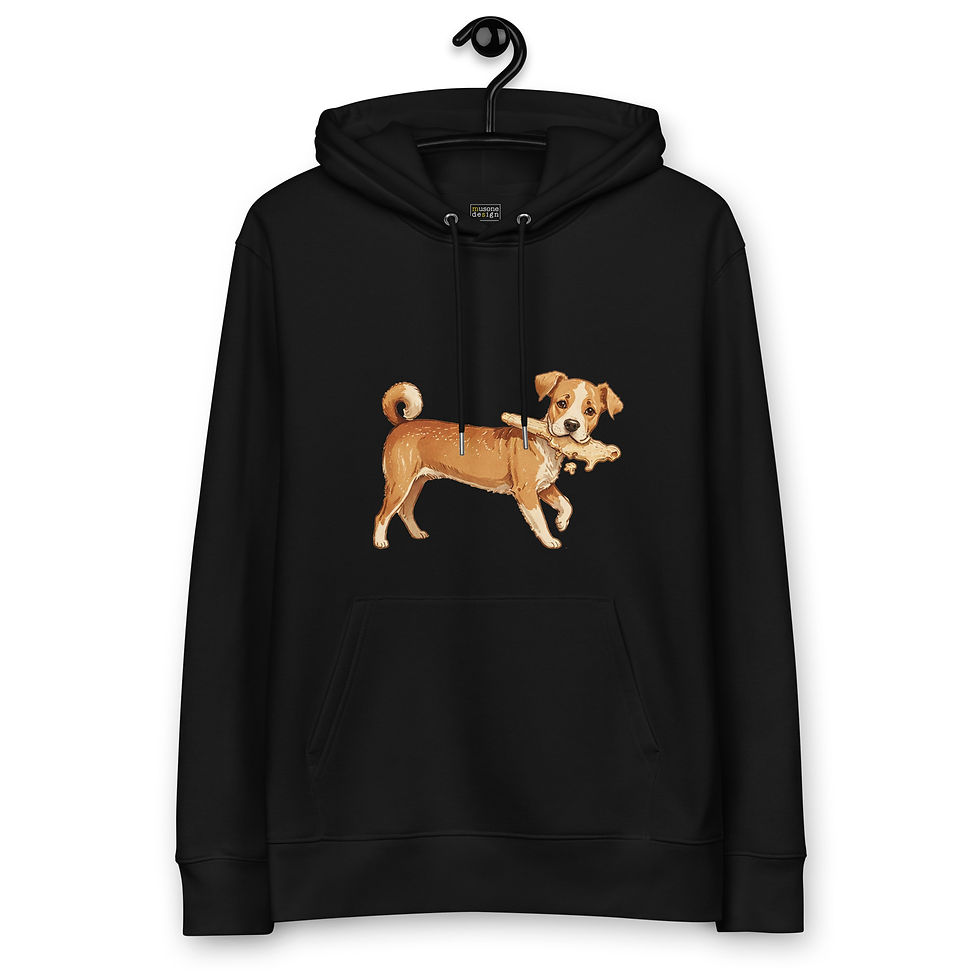 Thumbnail: Langeland Dogs unisex essential eco hoodie