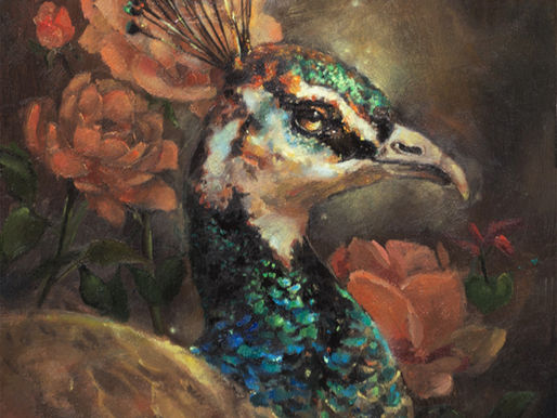 Morni !Peahen Painting !