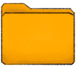 orange digital folder