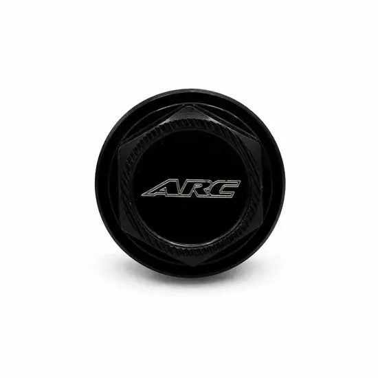 ARC billet master cylinder cap for Husqvarna, GasGas, KTM and Triumph off‑road motorcycles. Black