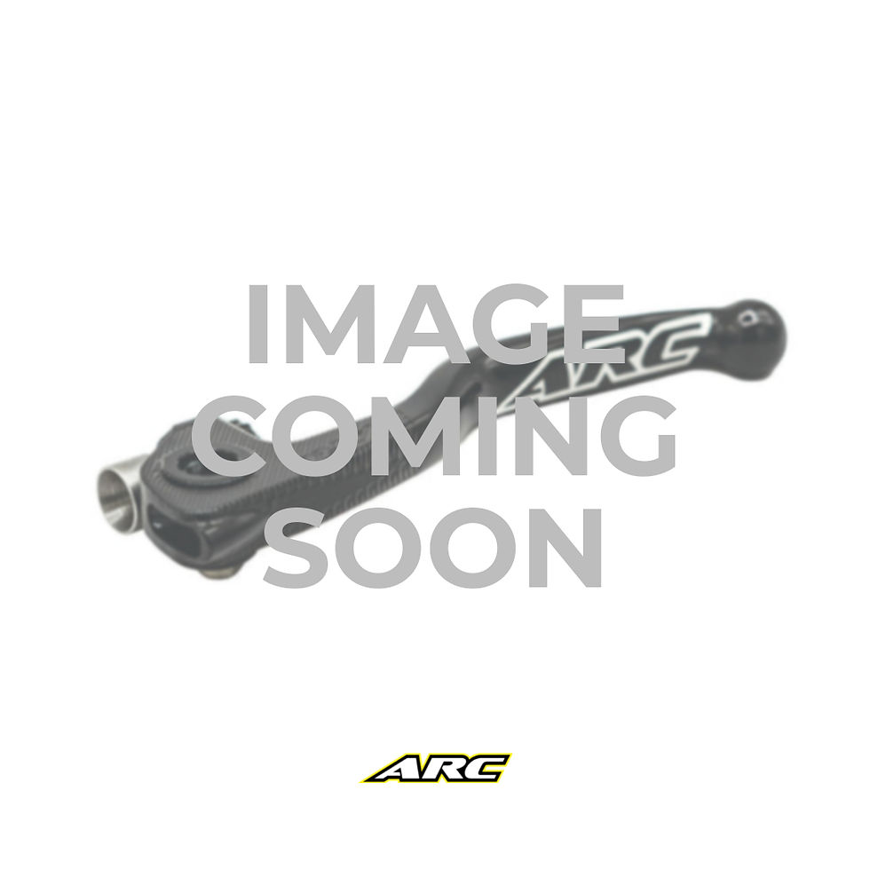 ARC Factory Rigid clutch lever on white background with blurred Coming Soon image - Honda CRF