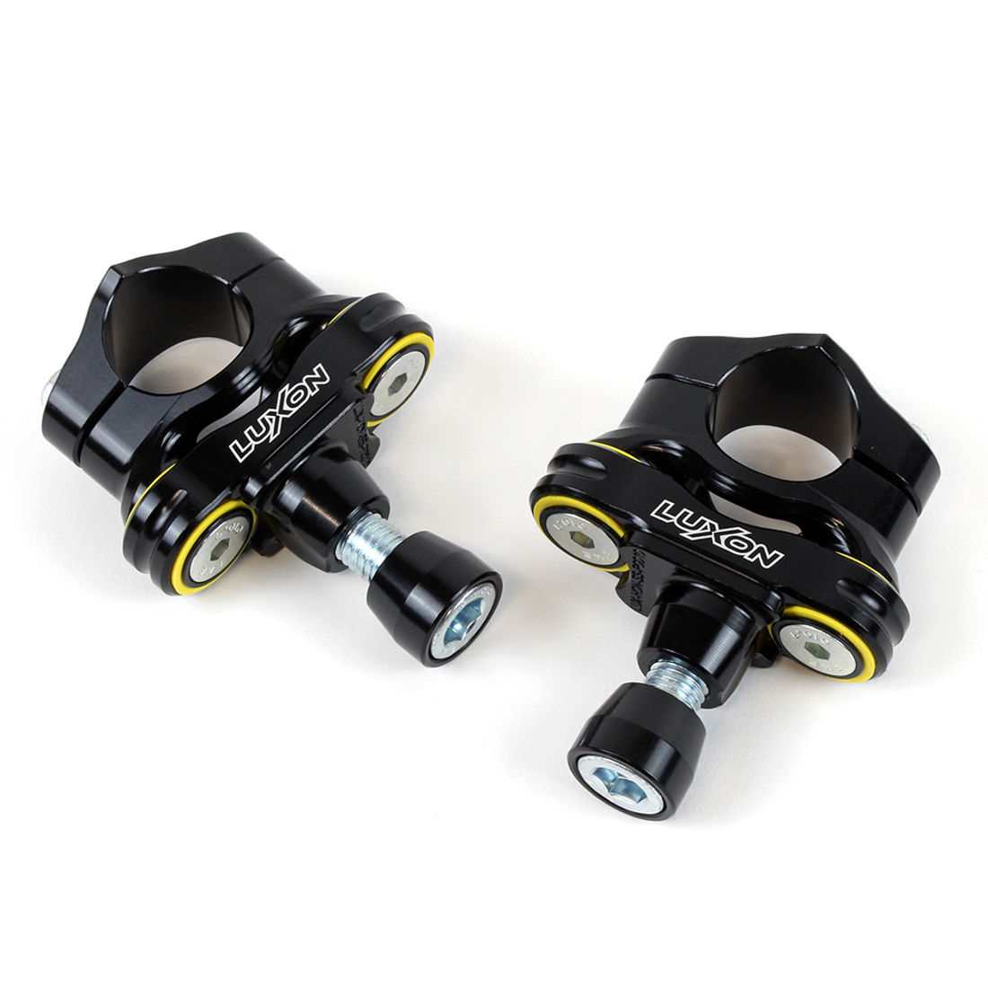 Luxon 4‑Post Rubber Isolated Bar Mounts Honda Cone Interface lightweight design