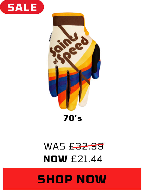 Saints of Speed 70's Motocross Gloves – Retro Style, Modern Grip