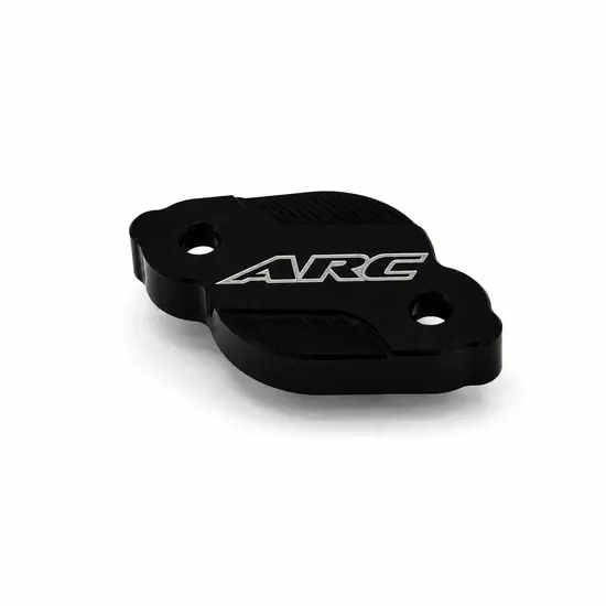 ARC billet master cylinder cap for Yamaha WR/YZ models – WR250F, WR450F, YZ125, YZ250, YZ250F, YZ450F. Black