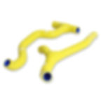 Thumbnail: Triumph TF 250 X 2024 - 2025 2 Piece Y Piece Race Design Samco Sport Silicone Radiator Hose Kit Yellow