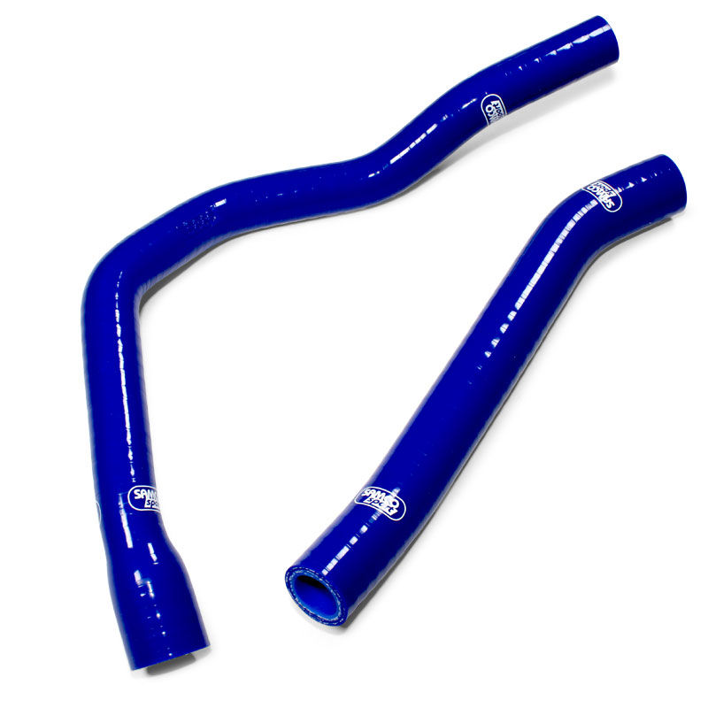 Yamaha YZ 85 2019 - 2026 2 Piece Samco Sport Silicone Radiator Coolant Hose Kit Blue