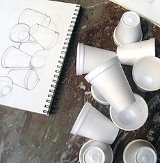styrofoam cup drawing Ken Douglas Gay.JPG