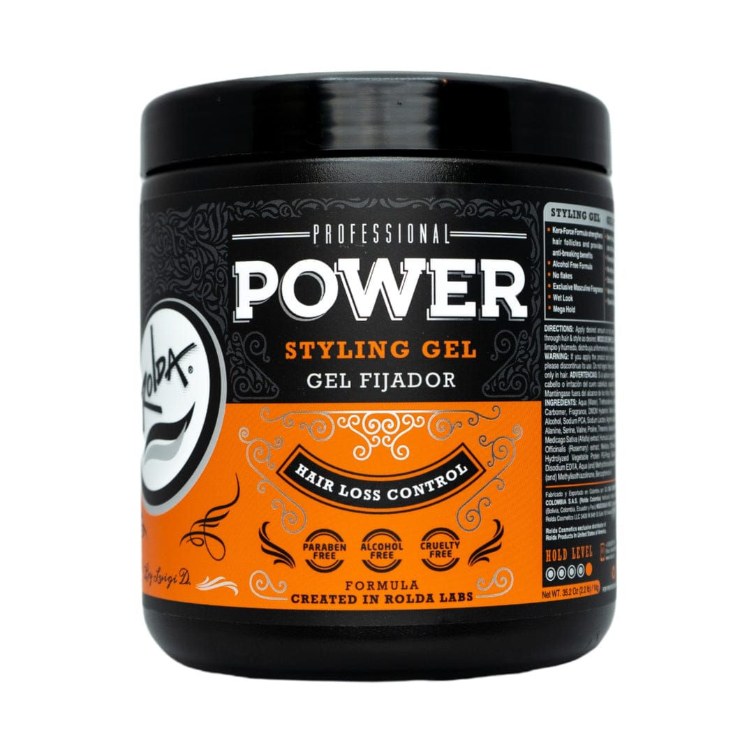 Rolda Power Hair Styling Gel – strong hold gel front view