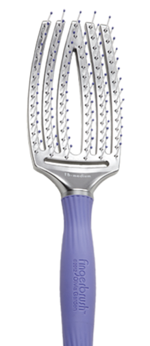 Miniatura: Olivia Garden Fingerbrush Ionic Bristles – medium size brush front view