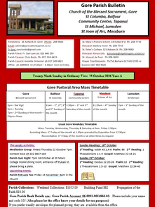 Twenty Ninth Sunday in Ordinary Time Year A 18 October